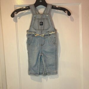 OshKosh B'gosh Light Blue Overalls with Bow